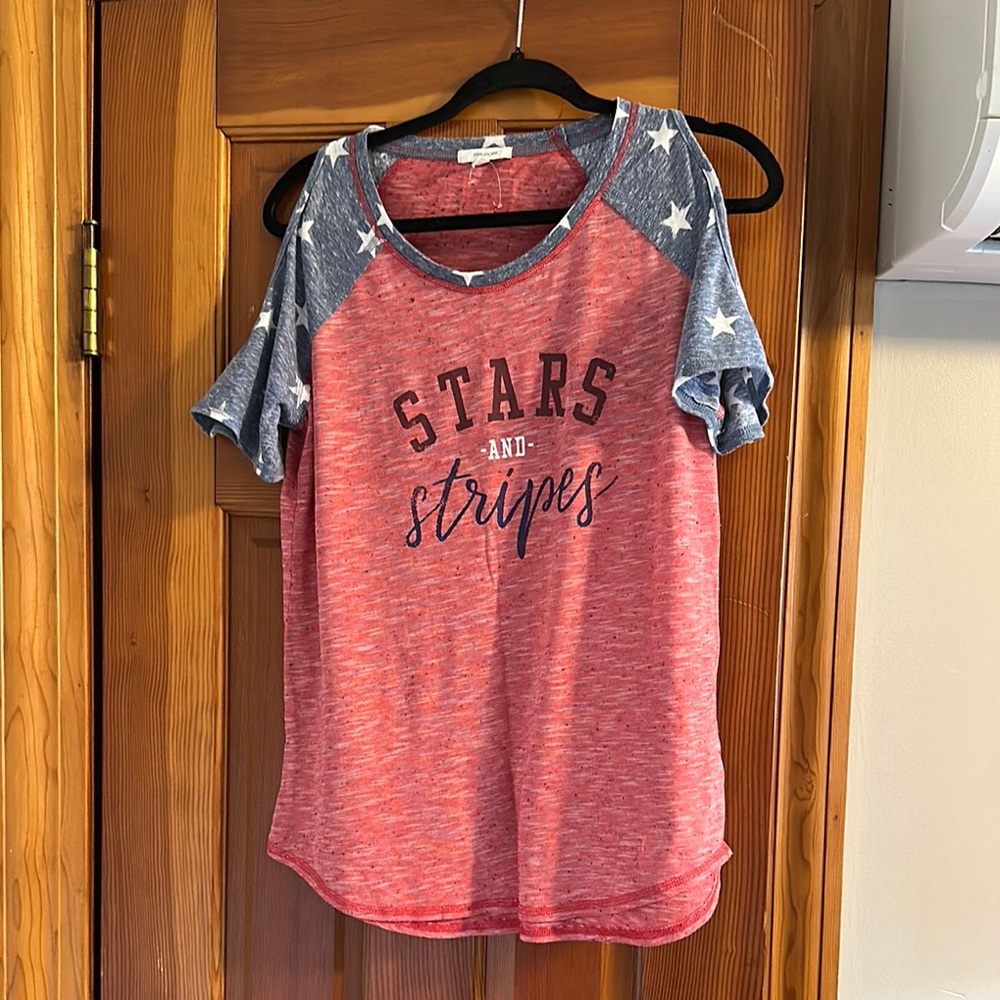 Maurices Pink Relaxed Short Sleeve T-Shirt